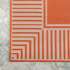 Nuloom Leah Classic Bordered Indoor/Outdoor Area Rug