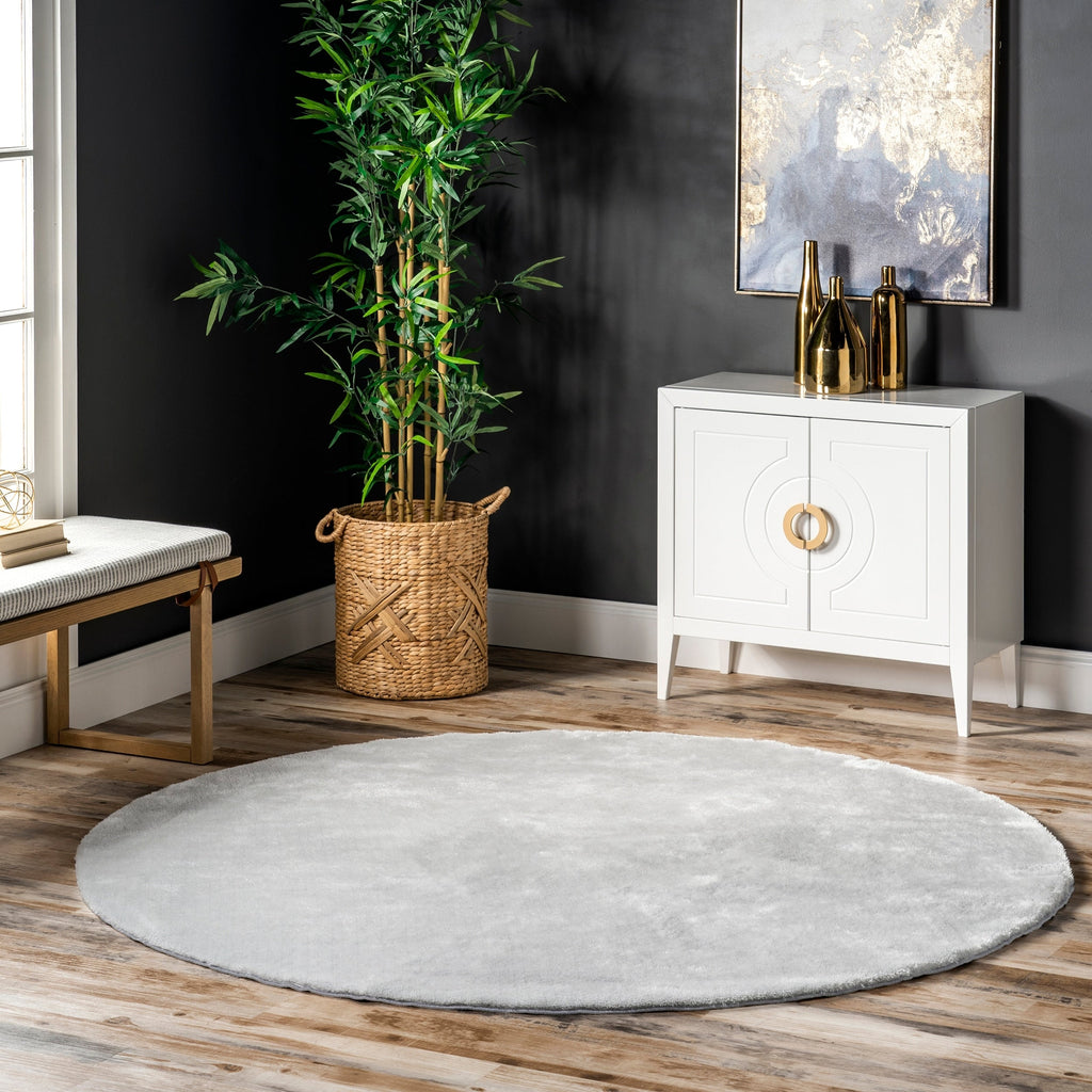 Nuloom Loni SuperiorWash Solid Machine Washable Shag Area Rug