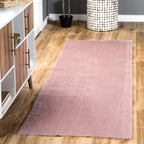 Nuloom Loni SuperiorWash Solid Machine Washable Shag Area Rug