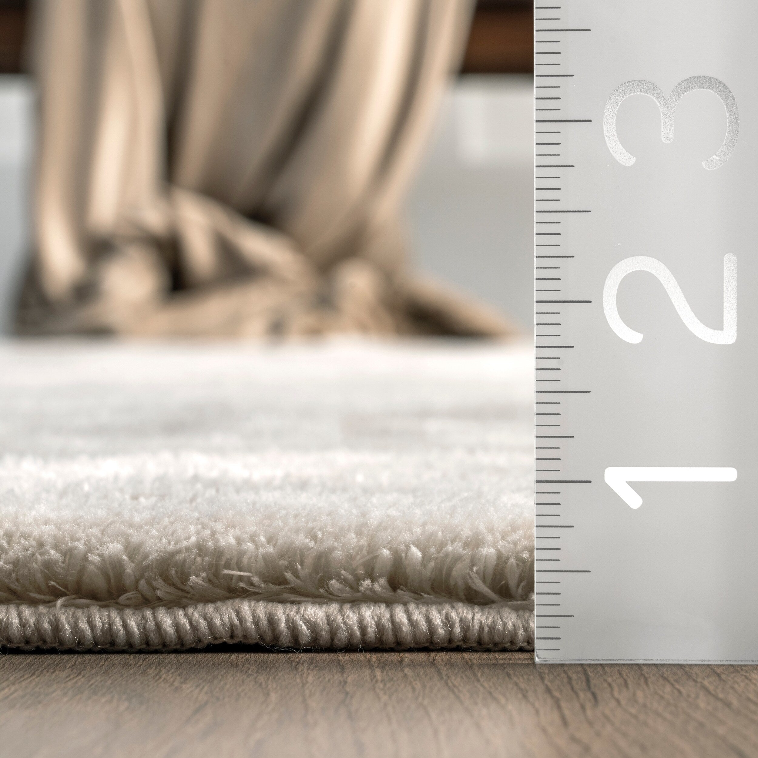 Nuloom Loni SuperiorWash Solid Machine Washable Shag Area Rug