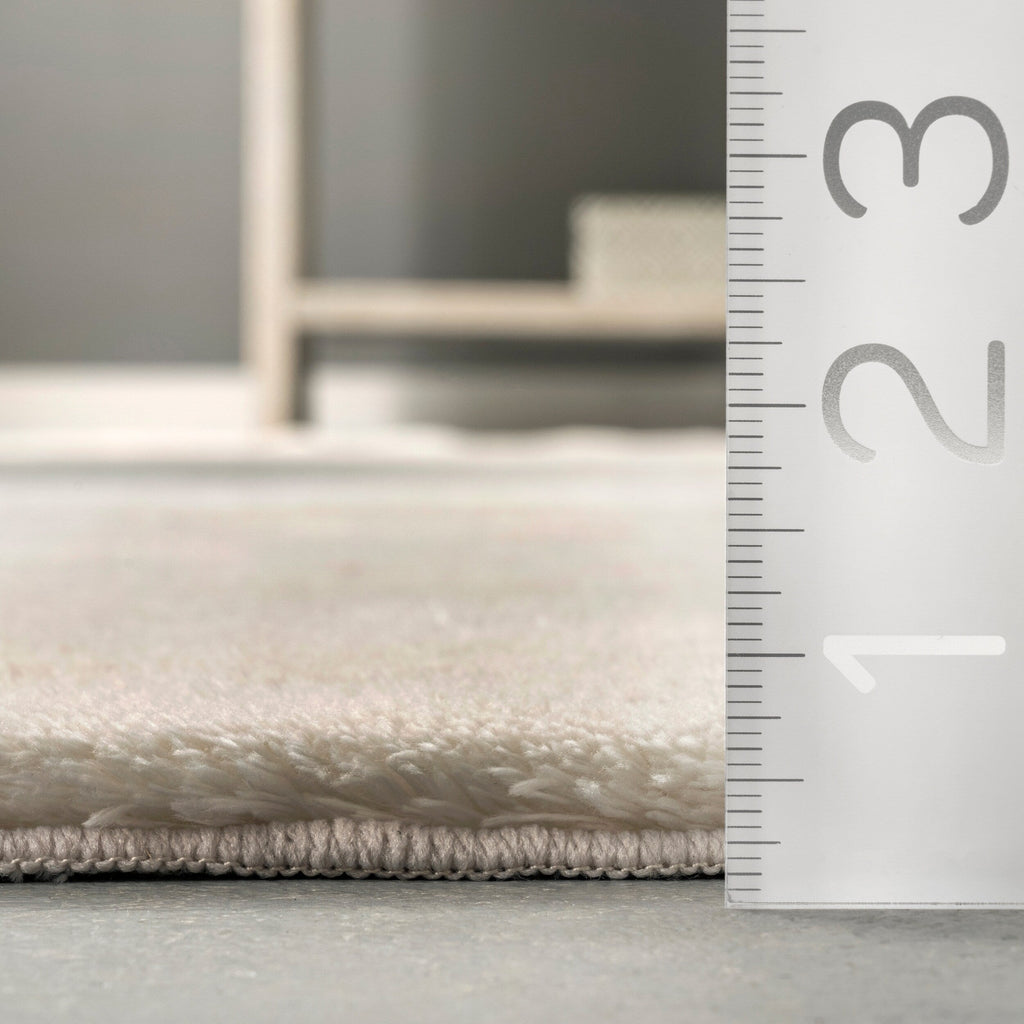 Nuloom Loni SuperiorWash Solid Machine Washable Shag Area Rug