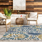 Nuloom Ronda Bold Floral Indoor/Outdoor Area Rug