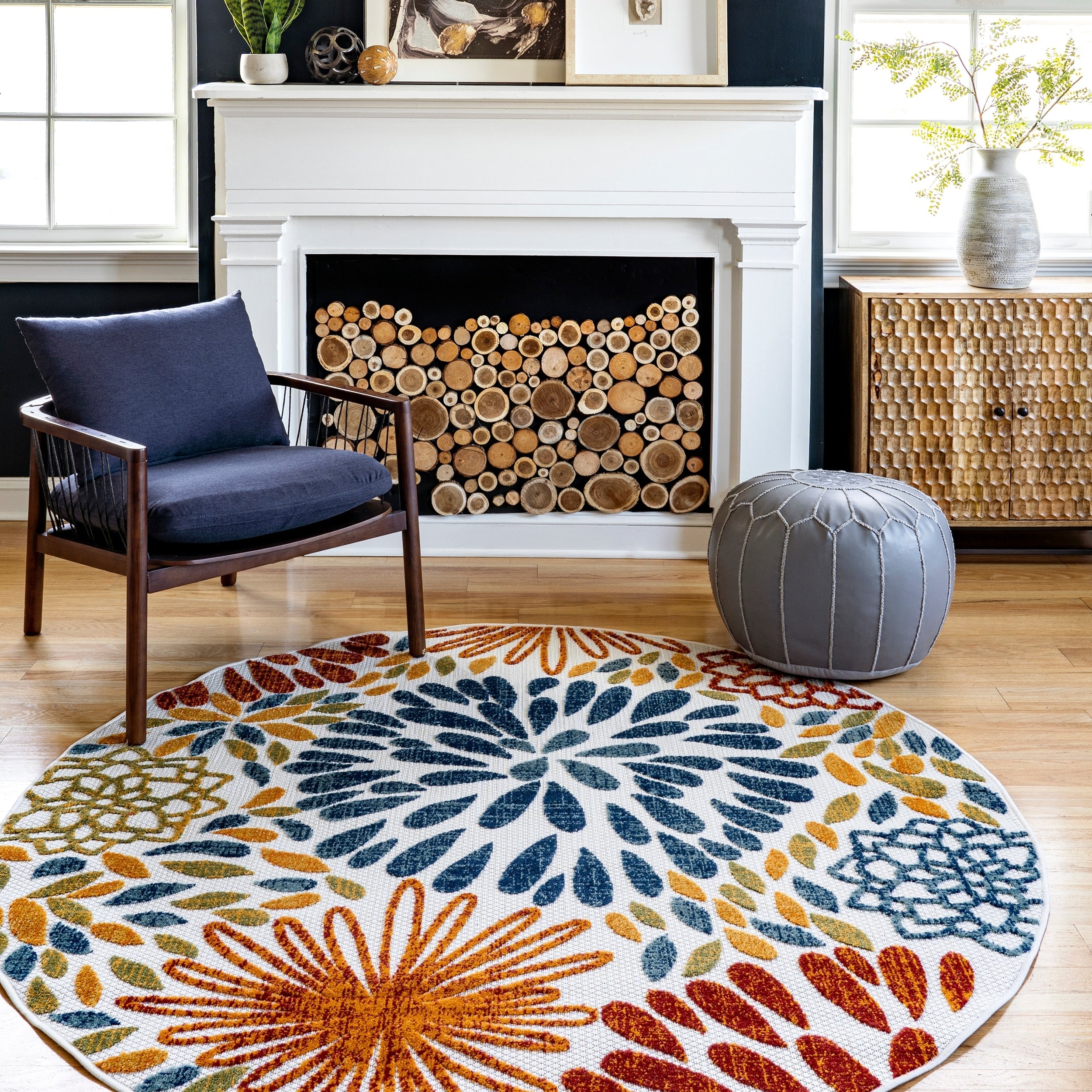 Nuloom Ronda Bold Floral Indoor/Outdoor Area Rug