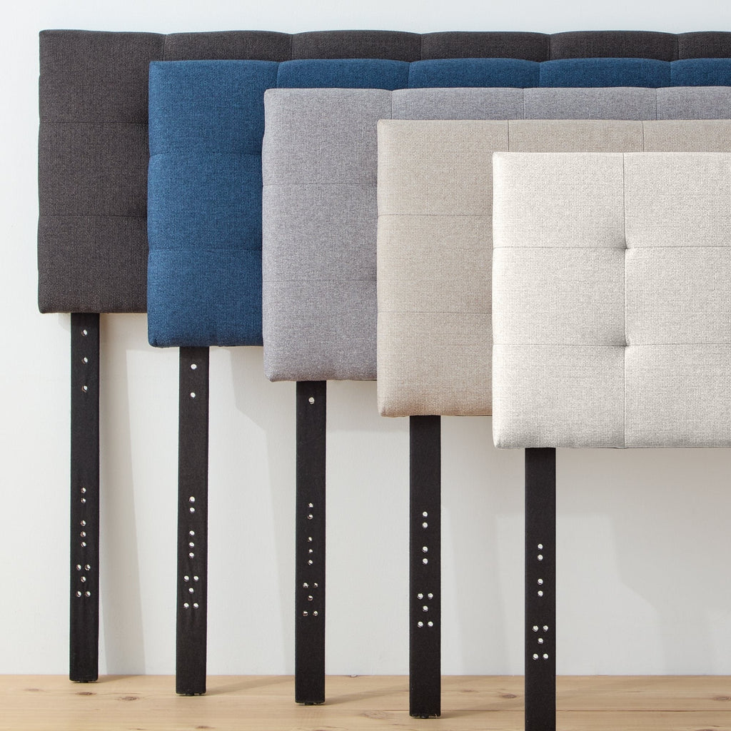 Brookside Kaylee Adjustable Square & Diamond Tufted Upholstered Headboard