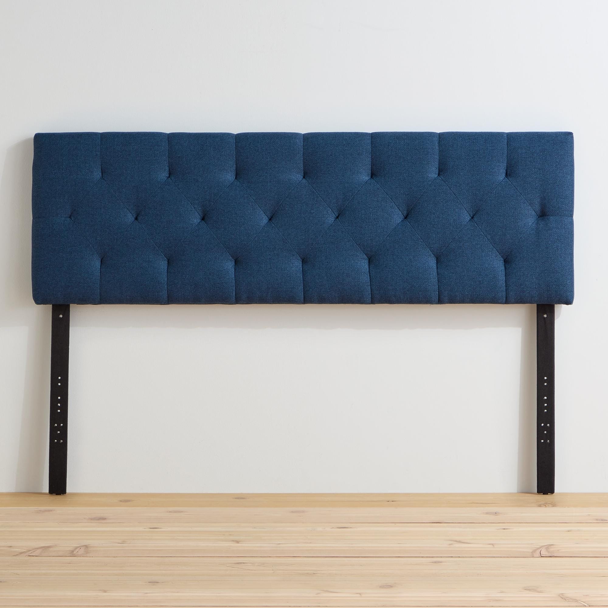 Brookside Kaylee Adjustable Square & Diamond Tufted Upholstered Headboard