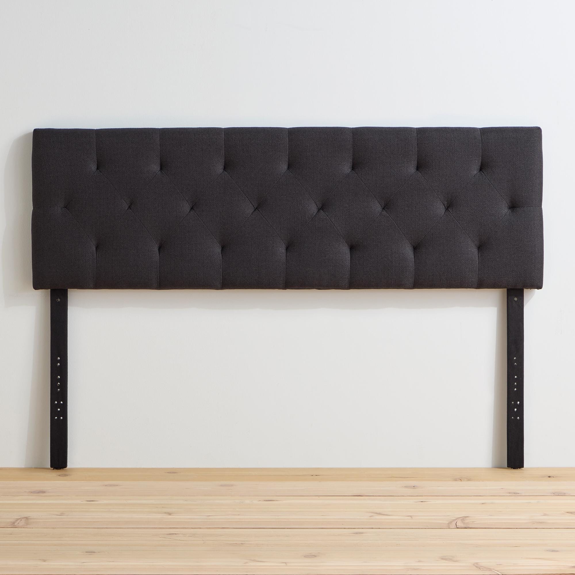 Brookside Kaylee Adjustable Square & Diamond Tufted Upholstered Headboard