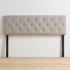 Brookside Kaylee Adjustable Square & Diamond Tufted Upholstered Headboard