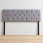 Brookside Kaylee Adjustable Square & Diamond Tufted Upholstered Headboard