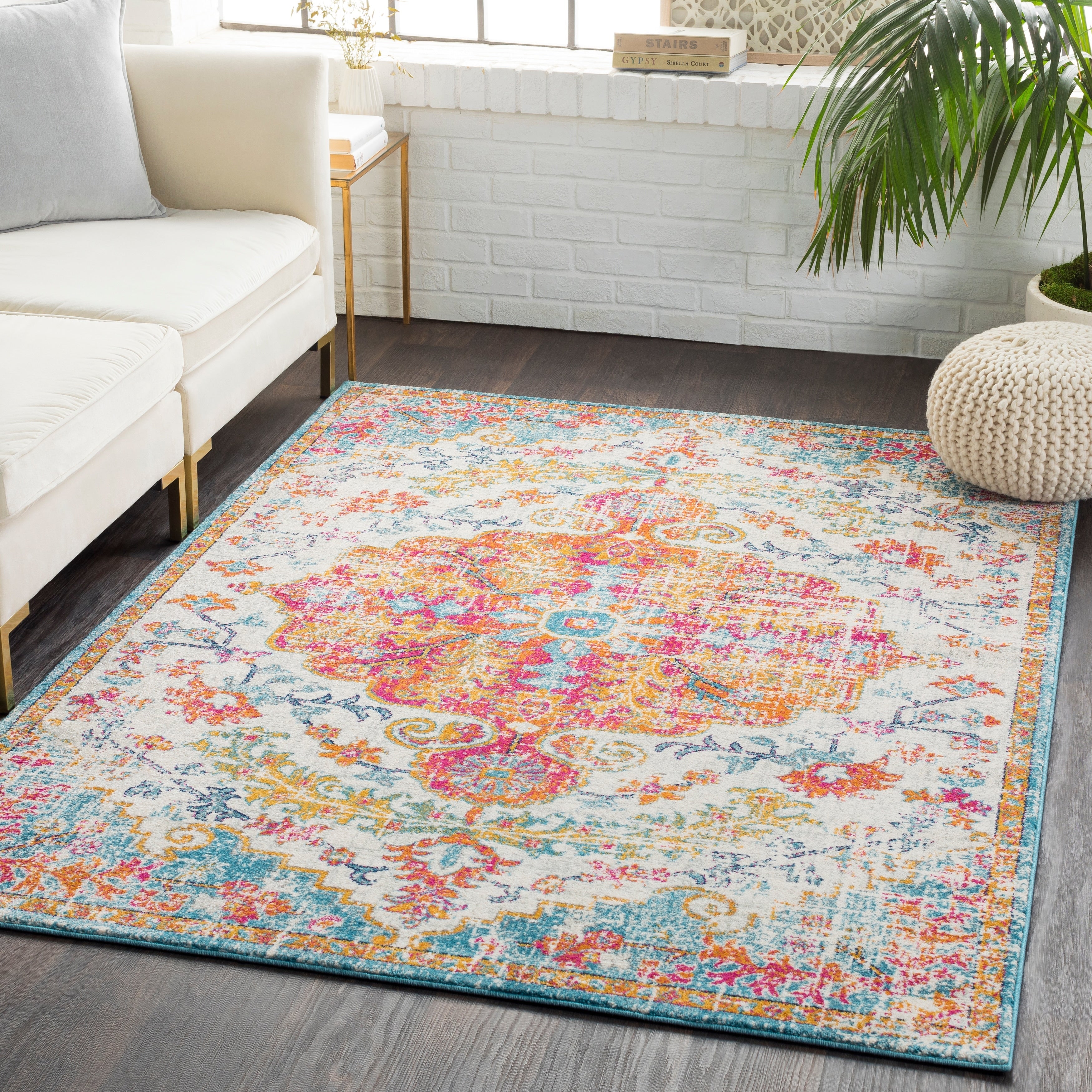 Livabliss Caressa Vintage Boho Area Rug