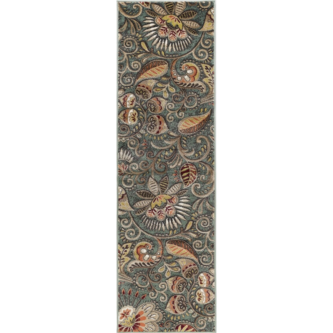 Caprice Mid-Century Modern Floral Indoor Area Rug