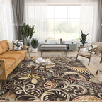 Caprice Mid-Century Modern Floral Indoor Area Rug