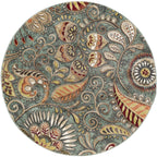 Caprice Mid-Century Modern Floral Indoor Area Rug