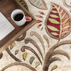 Caprice Mid-Century Modern Floral Indoor Area Rug