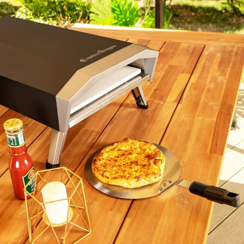 60s Quick Roast Portable Propane Gas Outdoor Patio Pizza Oven