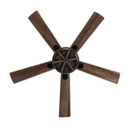 52 Carbon Loft Brushed Metal Farmhouse LED Ceiling Fan