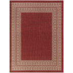 Carew Transitional Border Indoor/Outdoor Area Rug
