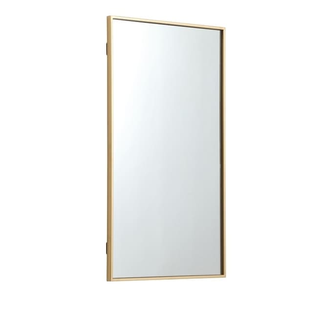 Carson Carrington Salsnas Metal Frame Rectangular Mirror