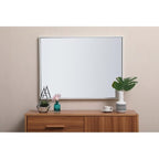 Carson Carrington Salsnas Metal Frame Rectangular Mirror