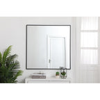 Carson Carrington Salsnas Metal Frame Rectangular Mirror