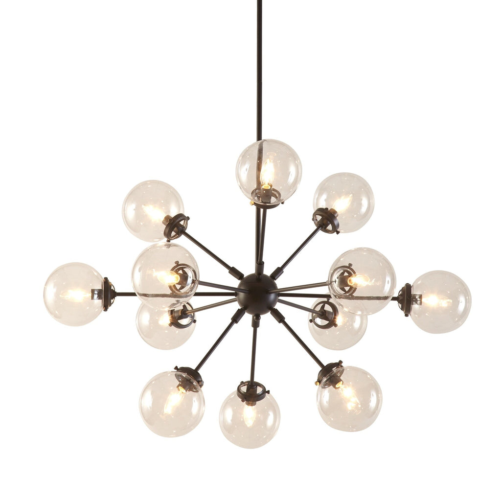 INK+IVY Paige 12-Light Chandelier with Oversized Globe Bulbs