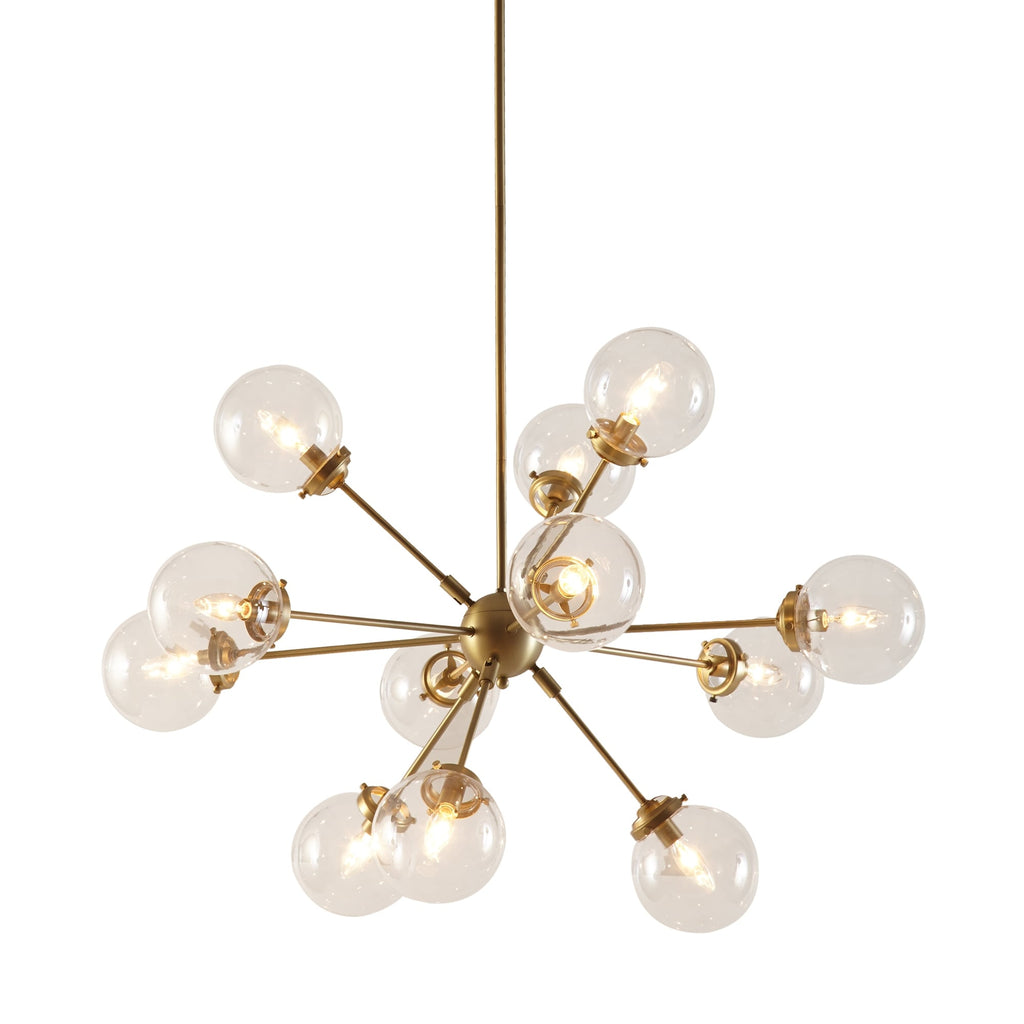 INK+IVY Paige 12-Light Chandelier with Oversized Globe Bulbs