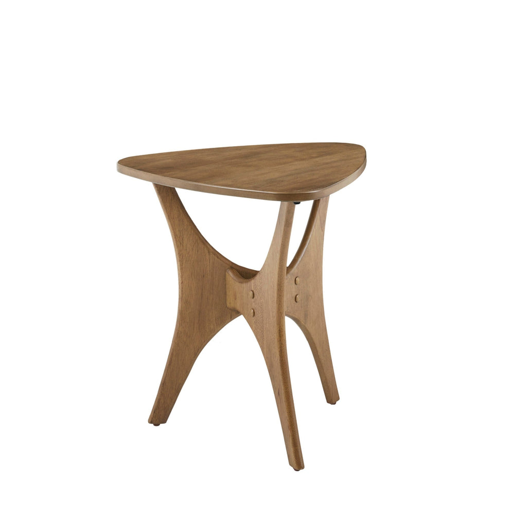 INK IVY Blaze Triangle Wood Side Table