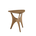 INK IVY Blaze Triangle Wood Side Table