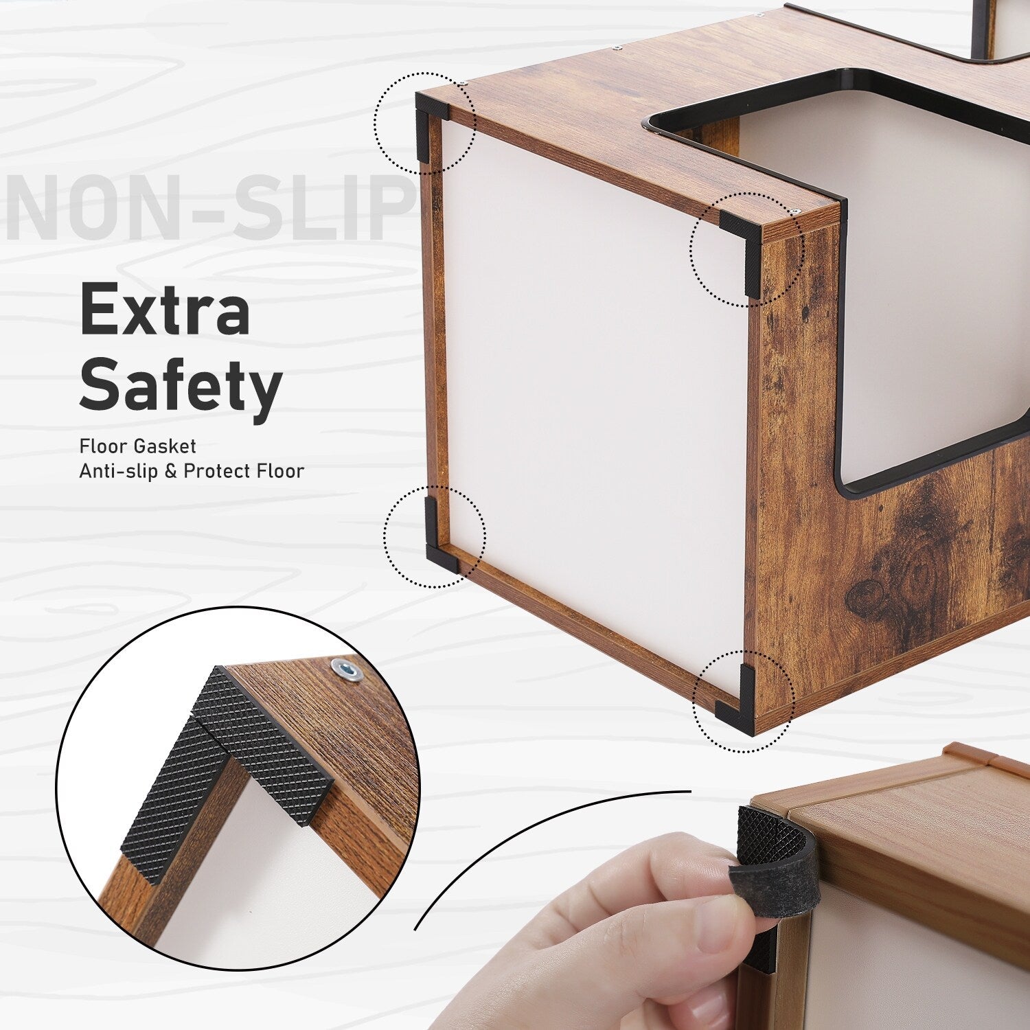 Cat House Cat Bed,Cat Tree with Scratching Pad and Removable Mats