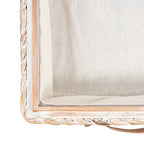 happimess Hyacinth/Wood Underbed Storage Bin with Wheels & Handles