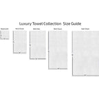 CTT %100 Turkish Cotton Towel Set 8 or 9 Pcs Quick Dry and Absorbent