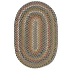 Colonial Mills Wayland Handmade Farmhouse Multicolor Braided Oval Rug