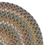 Colonial Mills Wayland Rustic Farmhouse Braided Multicolor Round Rug