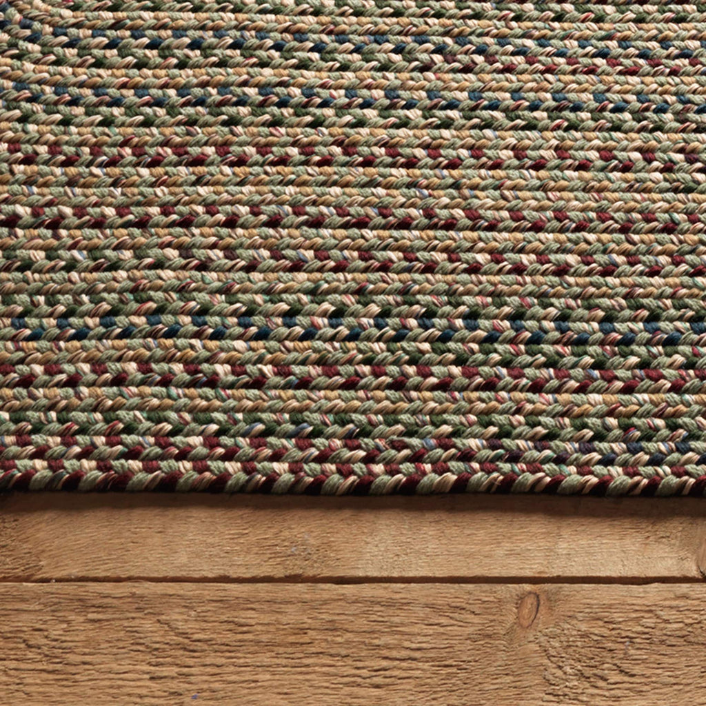 Colonial Mills Worley Multicolor Rustic Braided Handcrafted Runner Rug