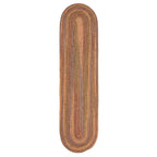 Colonial Mills Worley Multicolor Rustic Braided Handcrafted Runner Rug