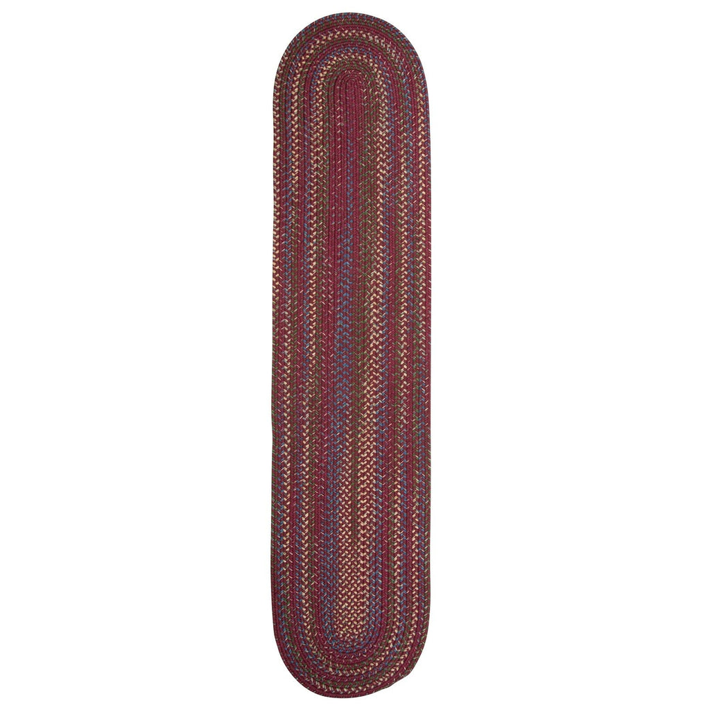 Colonial Mills Worley Multicolor Rustic Braided Handcrafted Runner Rug