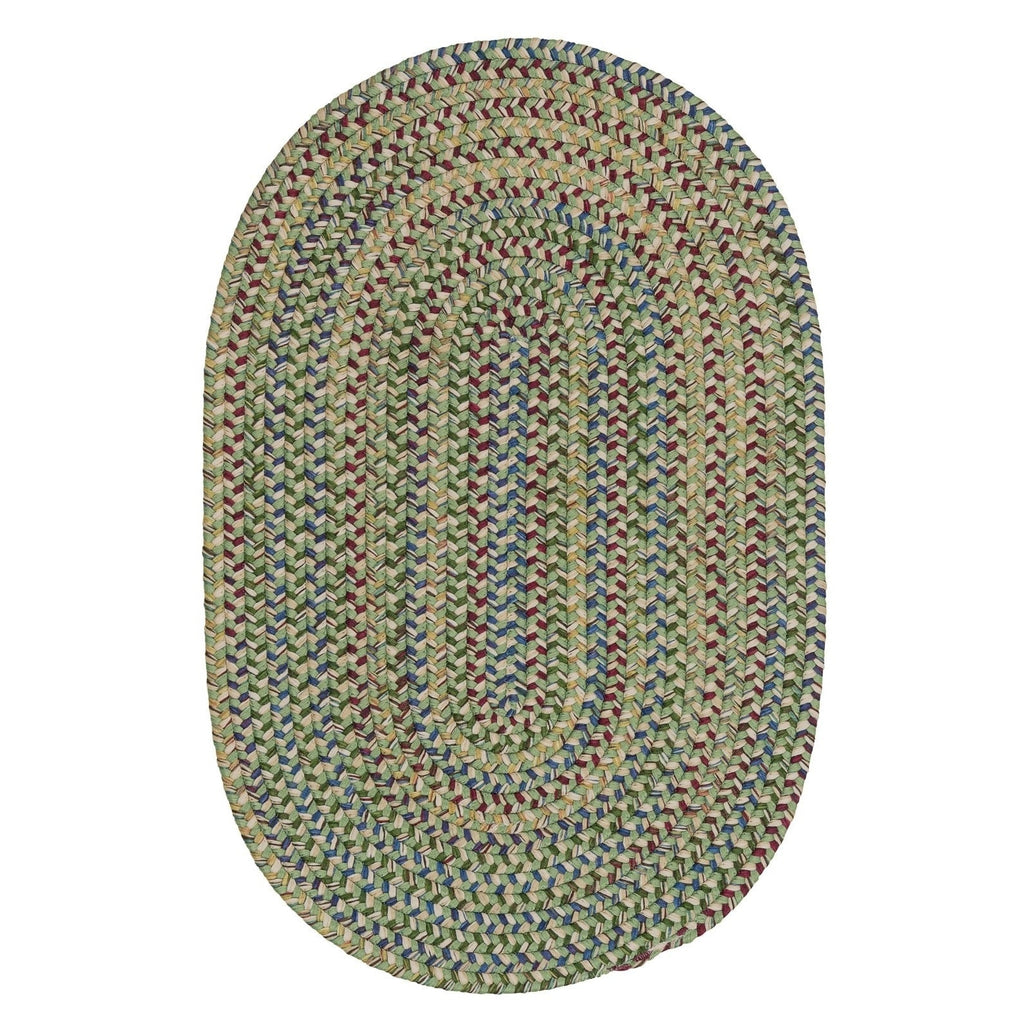 Colonial Mills Worley Rustic Farmhouse Braided Multicolor Oval Rug