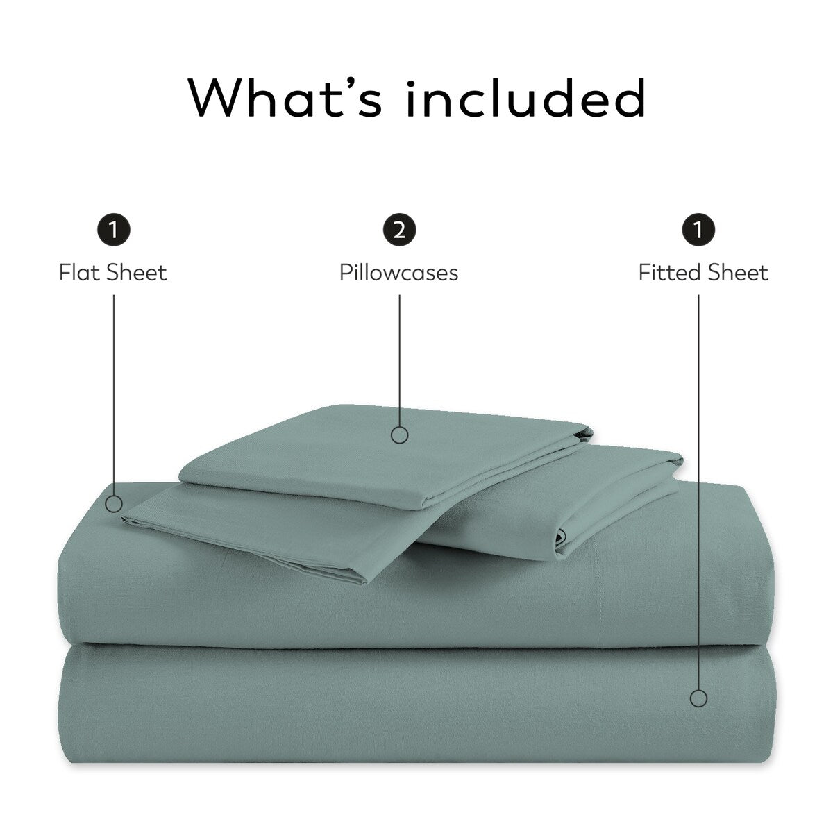 Color Sense 800TC Luxury Cotton-Blend Wrinkle-Resistant Sheet Set