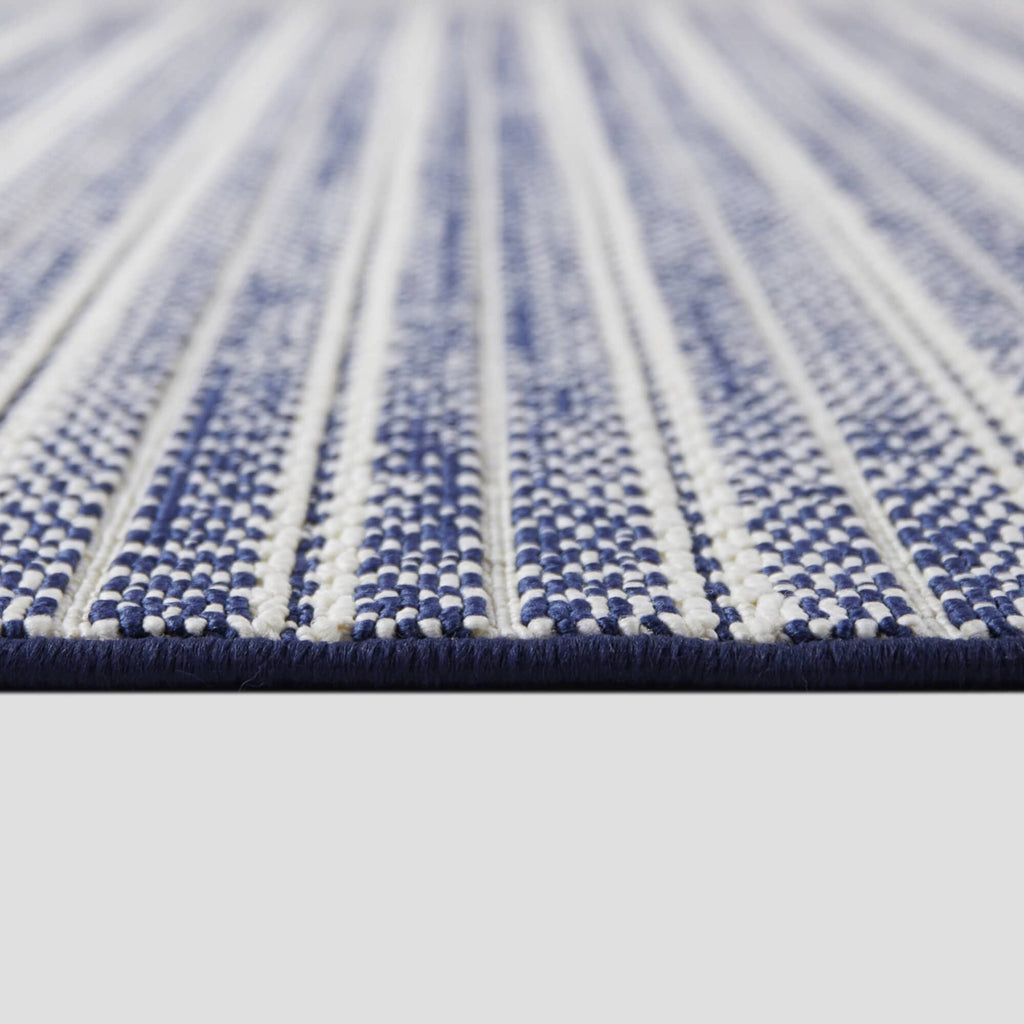 Connell Transitional Stripe Indoor/Outdoor Area Rug