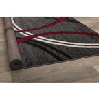 World Rug Gallery Contemporary Abstract Circles Design Area Rug