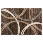 World Rug Gallery Contemporary Abstract Circles Design Area Rug