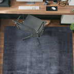 Contemporary Distressed Stripe Machine Washable Area Rug