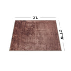 Contemporary Distressed Stripe Machine Washable Area Rug
