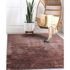 Contemporary Distressed Stripe Machine Washable Area Rug