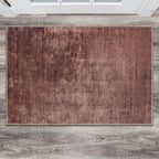 Contemporary Distressed Stripe Machine Washable Area Rug