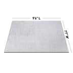 Contemporary Distressed Stripe Machine Washable Area Rug