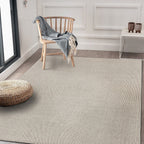Contemporary Solid Indoor/Outdoor Area Rug