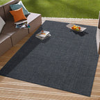 Contemporary Solid Indoor/Outdoor Area Rug