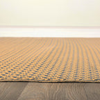 Contemporay Solid Reversible Plastic Outdoor Rugs