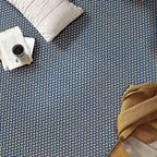 Contemporay Solid Reversible Plastic Outdoor Rugs
