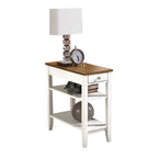 Convenience Concepts American Heritage 1 Drawer Chairside End Table with Shelves